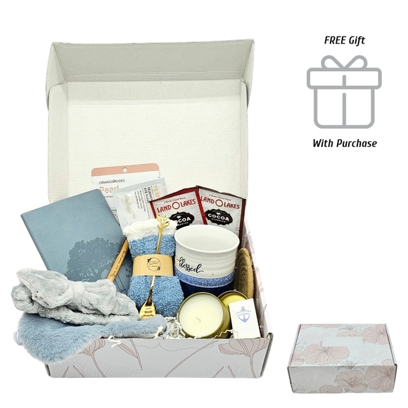 Blissful Indulgence Gift Box Blessed Mug Set Christmas Birthday Gifts Pamper Her - Picture 1 of 16